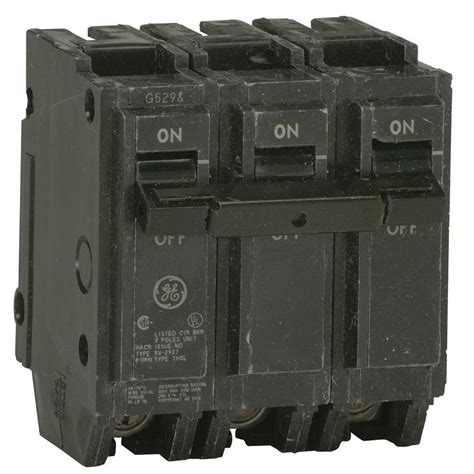 Ge Q Line 40 Amp 3 In Triple Pole Circuit Breaker Thql32040 The Home