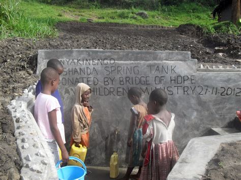 Nyakinengo Kishanda Protected Spring No More Durty Water