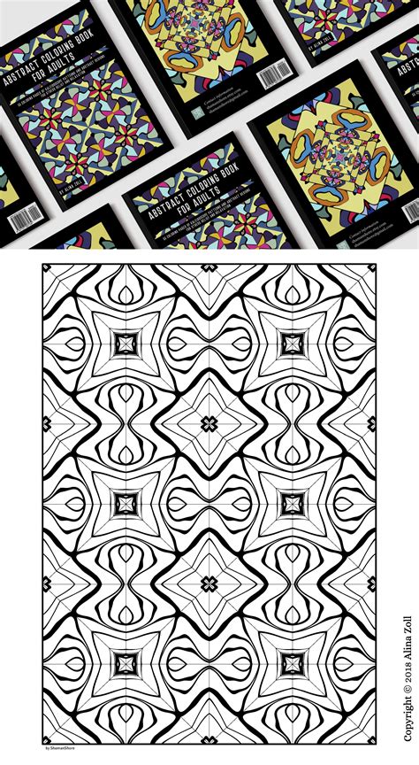 Stress relief coloring for adults. Abstract Coloring Book for Adults: 55 Adult Coloring Pages ...