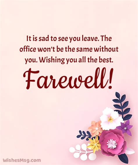 Farewell Messages Wishes Quotes Wishesmsg Hot Sex Picture