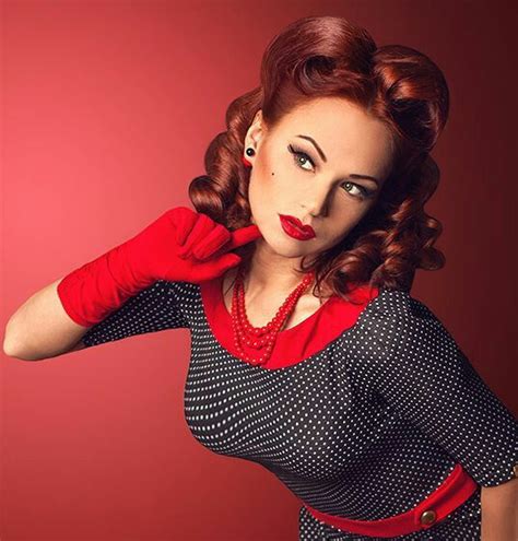 Modern Pin Up Psychobilly Vintage Pinup Vintage Hairstyles