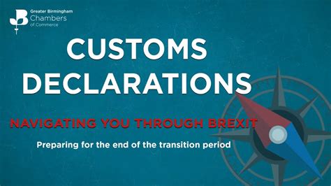 Navigating Through Brexit Customs Declarations Youtube