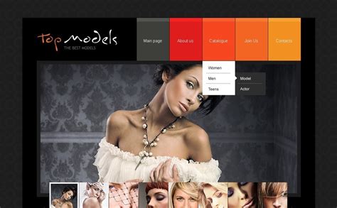 Model Portfolio Psd Template 56869