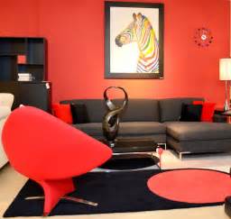 Red And Grey Living Room Living Room Grey Living Room Furniture