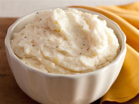 Creamy Garlic Mashed Potatoes Recipe Alton Brown Food Network