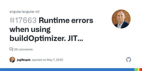 Runtime Errors When Using Buildoptimizer Jit Compilation Broken