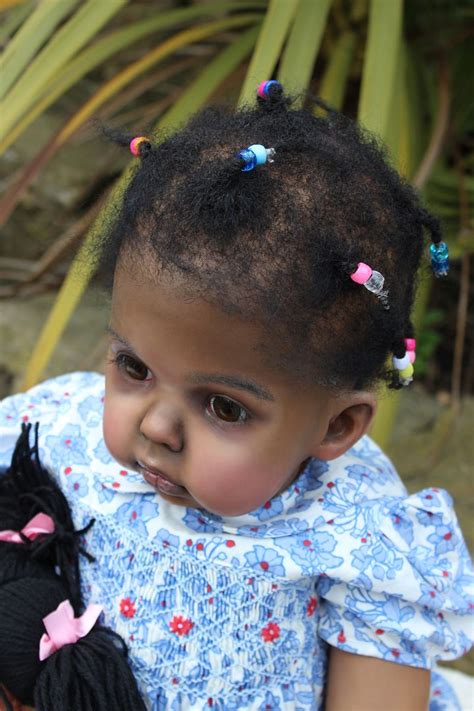 Reborn Aa Ethnic Black Toddler Doll By Katie Messou Sculpt Tibby By