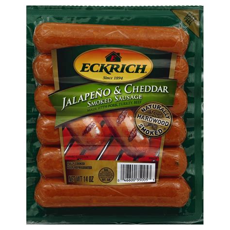 Eckrich Jalapeno And Cheddar Smoked Sausage Links 14 Oz Shipt