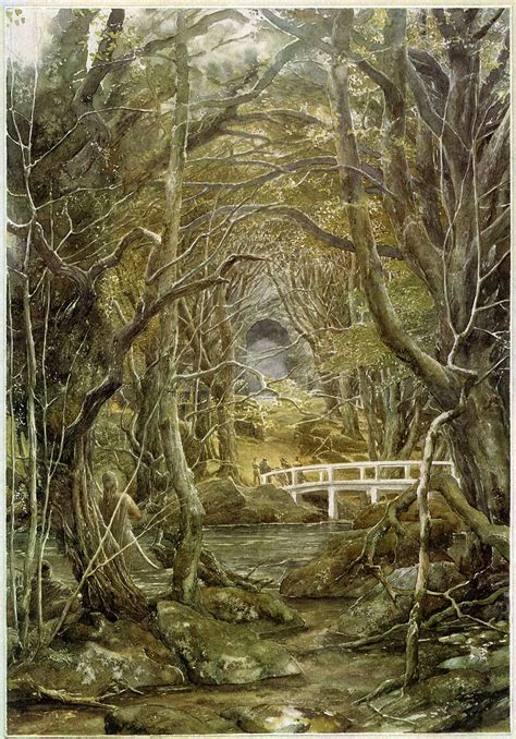 Alan Lee Illustrations For The 1997 Reissue Of Jrr Tolkiens The
