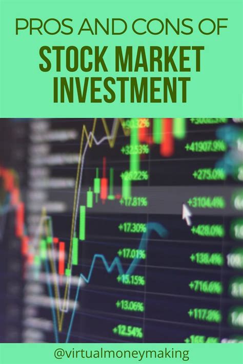 Pros And Cons Of Stock Market Investmentcons Investment Market Pros