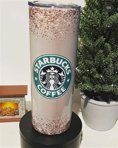 Starbucks Glitter Tumbler Etsy