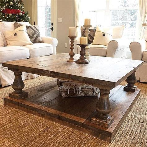 Having a square coffee table is a bold, confident statement, befitting someone with style, class and good taste. 50 Inspirations Large Low Rustic Coffee Tables | Coffee ...