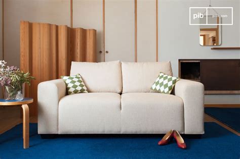 Divano 2 posti divano 100% italiano pelle divano design imbottitura moderno nero. Divano a due posti Kamelly - Un divano dalle linee sobrie ...
