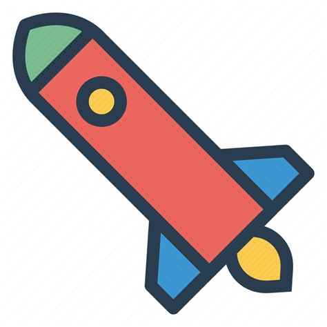 Fly Launch Rocket Science Spaceship Startup Technology Icon