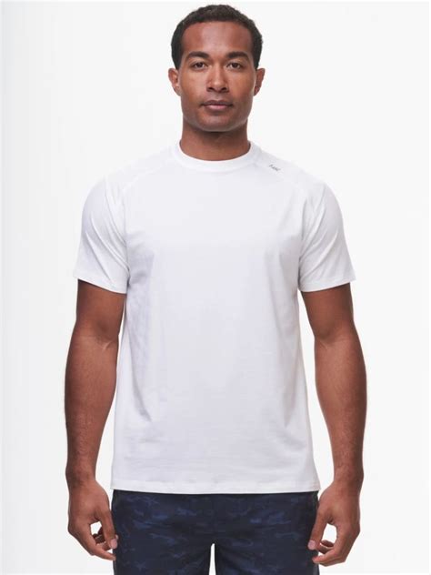 Unisexgeometry Border Back Cut Jacquard Prime Over Crew Neck T