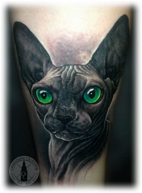 Stepan Negur — Obstinate Clothing Cat Tattoo Egypt Tattoo Sphynx