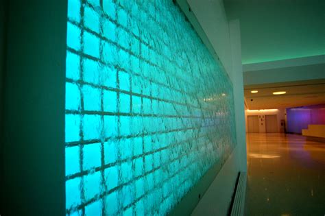 Interactive Led Water Wall Gallery Water Structures