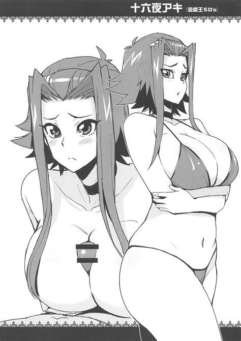 Rule 34 Akiza Izinski Big Breasts Bikini Female Izayoi Aki Monochrome