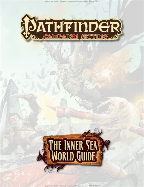 Pathfinder Society Rules The Inner Sea World Guide Falasbit