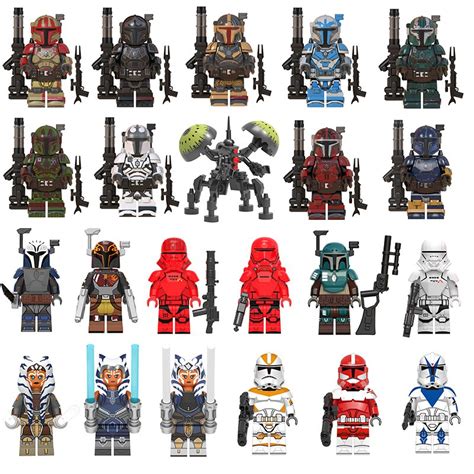 22pcs Heavy Infantry Mandalorian Ahsoka Stormtrooper Minifigures Lego