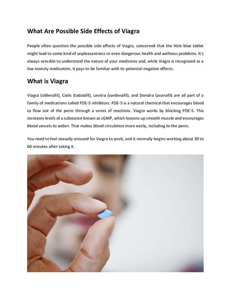 Calam O What Are Possible Side Effects Of Viagra