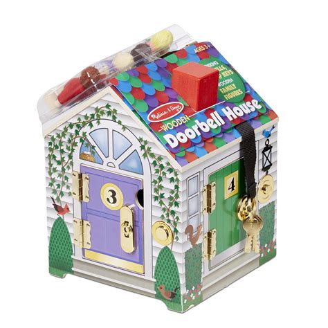 Melissa And Doug Wooden Doorbell House Playscapes