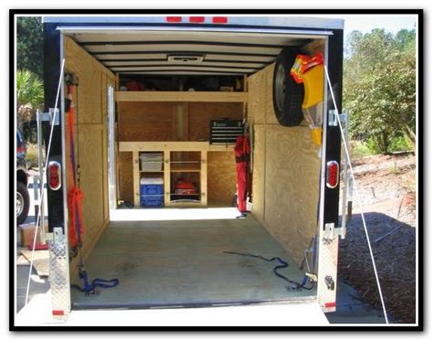 Image Result For 6x12 Enclosed Trailer Camper Conversions With Images
