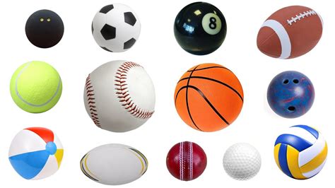 English Vocabulary Types Of Balls Youtube