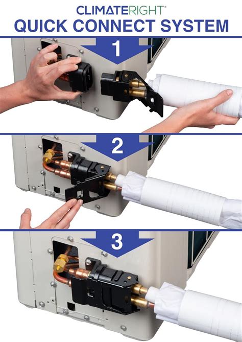 Looking for mini split installation tips? Quick Connect Mini Split 4,000-12,000 BTU HVAC by ClimateRight | Historic Shed