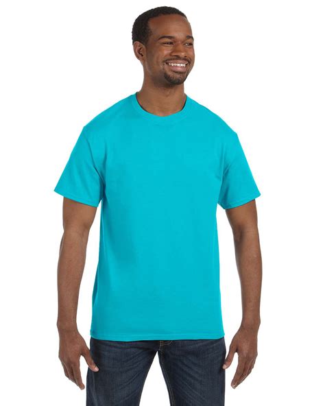 The Gildan Adult 53 Oz T Shirt Tropical Blue Xl