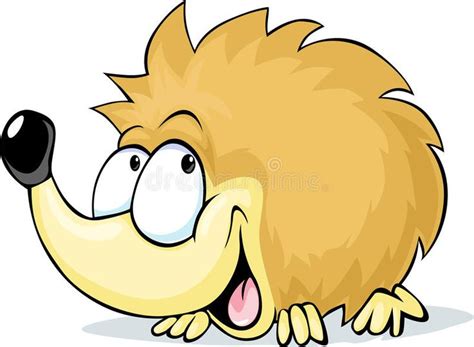 Cute Hedgehog Cartoon Vector Illustration