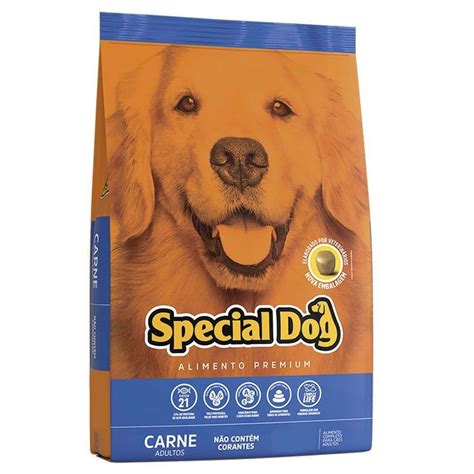 Ração Special Dog Premium Para Cães Adultos Sabor Carne 3kg Special Dog
