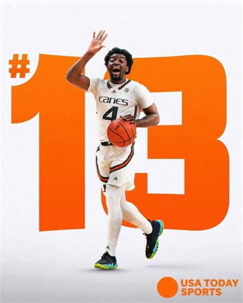 Mbb Ascends To No 15 13 Nationally University Of Miami Athletics