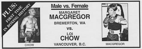 Loi Chow Vs Margaret Macgregor Boxrec
