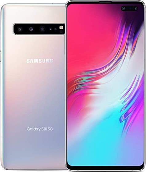 Samsung Galaxy S10 Mobile Phone 256gb 8gb Ram 5g Prism Silver