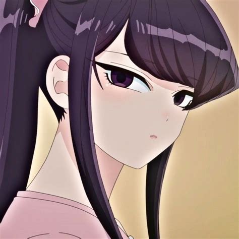 Komi San Pfp Cute Black Hair Anime Girl Manga Anime Fanarts Anime