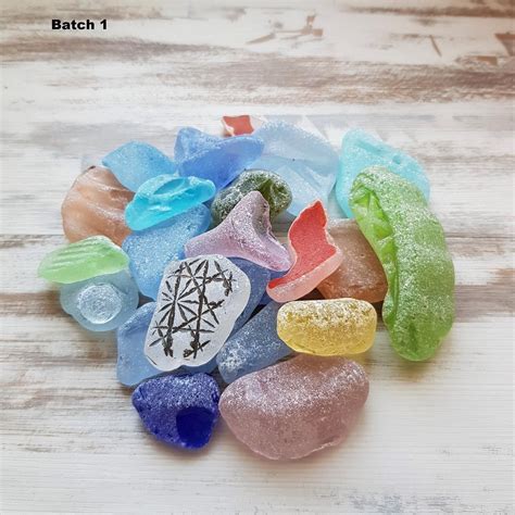 Bulk Sea Glass Bright And Rare Colors Mix 1 Pound Genuine Sea Etsy