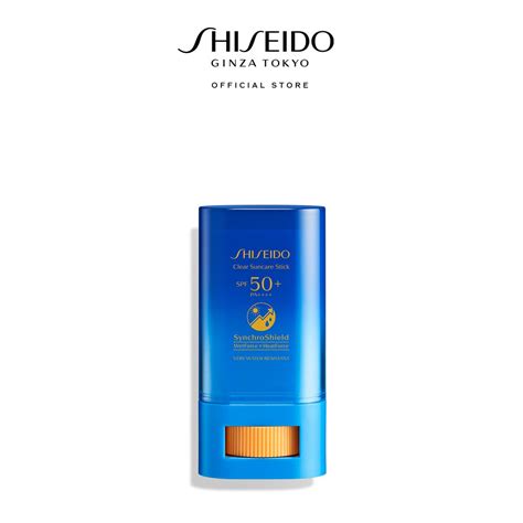 shiseido global suncare clear sunscreen stick spf 50 20g shopee singapore