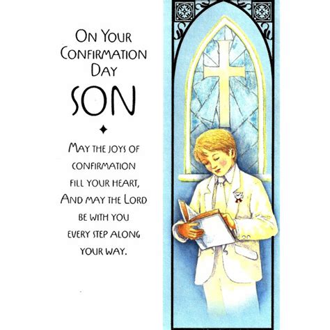 Cards Direct Uk Confirmation Cards Son Confirmation Boy Reading
