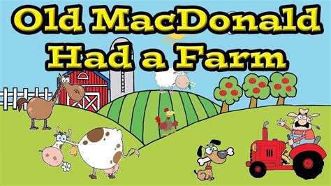 Old Macdonald Had A Farm Song Kids Learning Videos Kids Learning