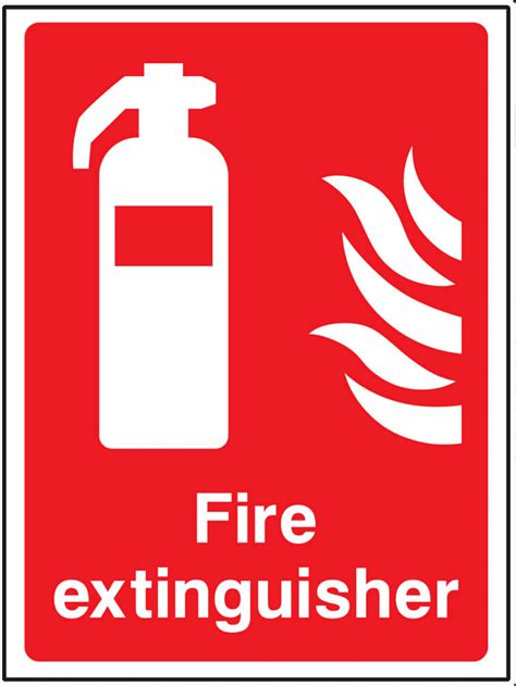 Fire Extinguisher Pictorial Operating Labels