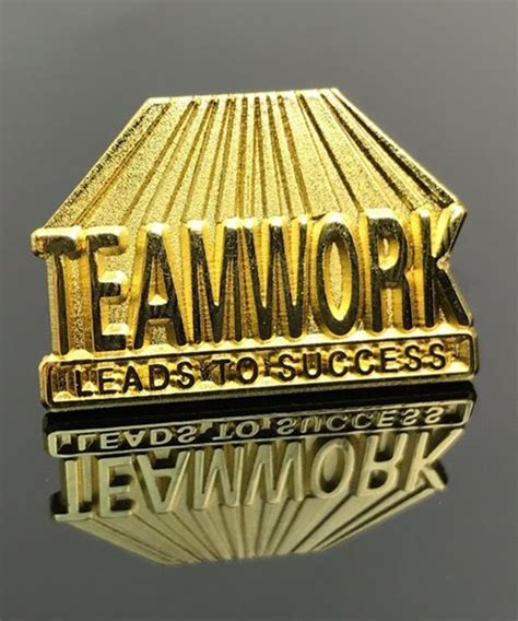 Teamwork Leads To Success Pin