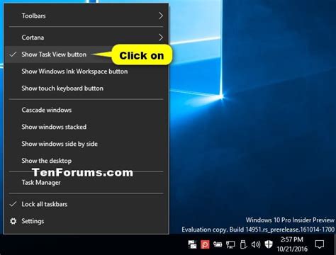 Task View On Taskbar Hide Or Show In Windows Windows 26208 Hot Sex