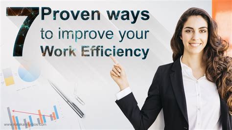 7 Proven Ways To Improve Work Efficiency And Productivity 2020 Youtube