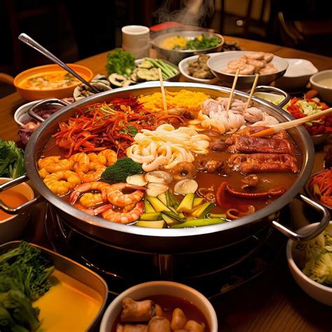 Premium Ai Image Hot Pot Heaven Asian Culinary Delight
