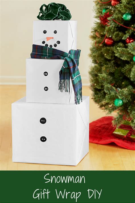 Mommy Blog Expert Diy Holiday T Wrap Ideas Snowman Fun