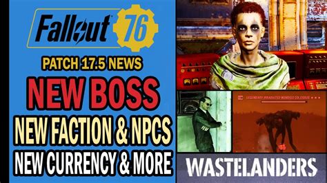 Fallout 76 News New Boss New Currency New Faction Locations And Npc
