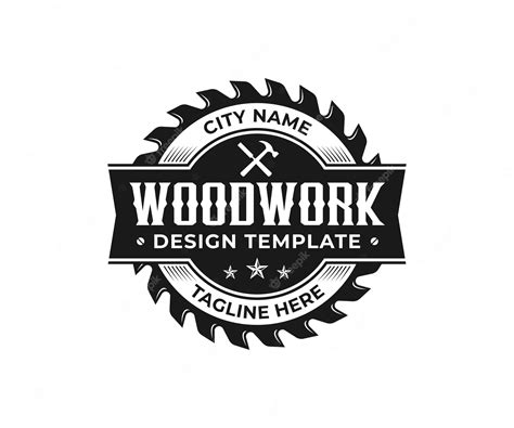 Premium Vector Woodwork And Carpentry Logo Design Template