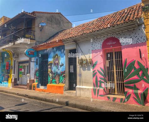 Old Town Santa Marta Colombia Stock Photo Alamy