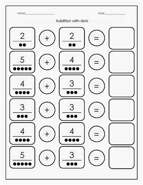 Free Printable Kindergarten Math Worksheets